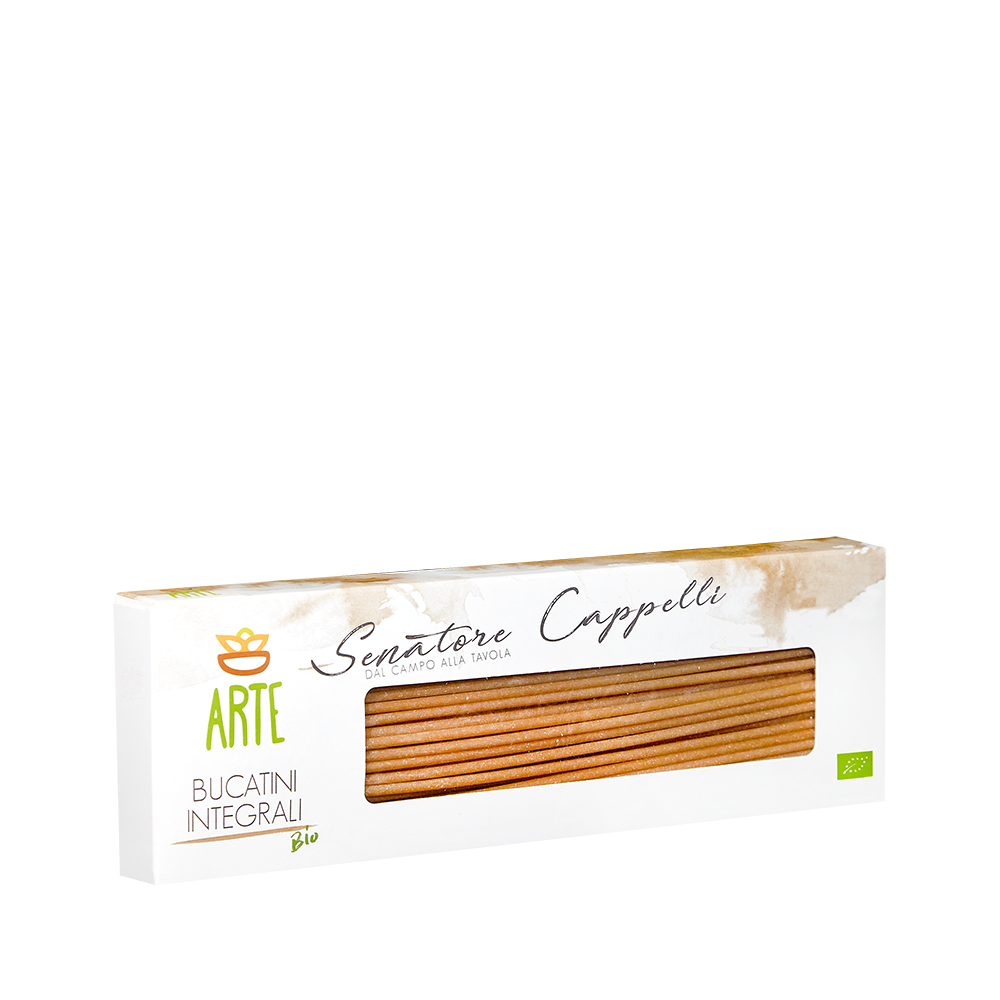 Bucatini integrali – Pasta Senatore Cappelli – Arte Agricola Bucatini integrali - Pasta Senatore Cappelli - Arte Agricola