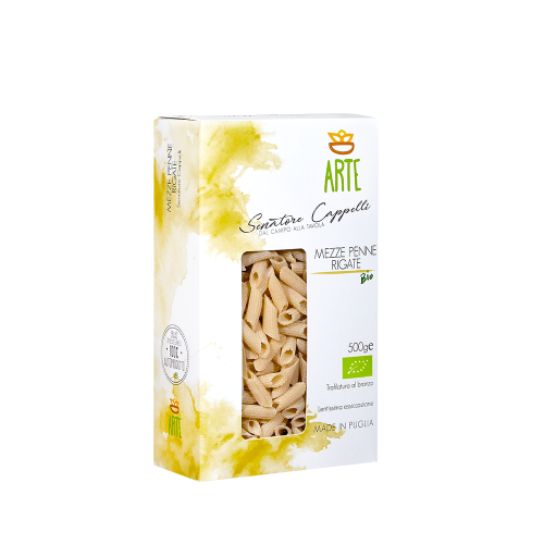 Mezze penne rigate - Pasta Senatore Cappelli - Arte Agricola