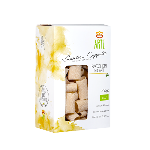 Paccheri rigati - Pasta Senatore Cappelli - Arte Agricola