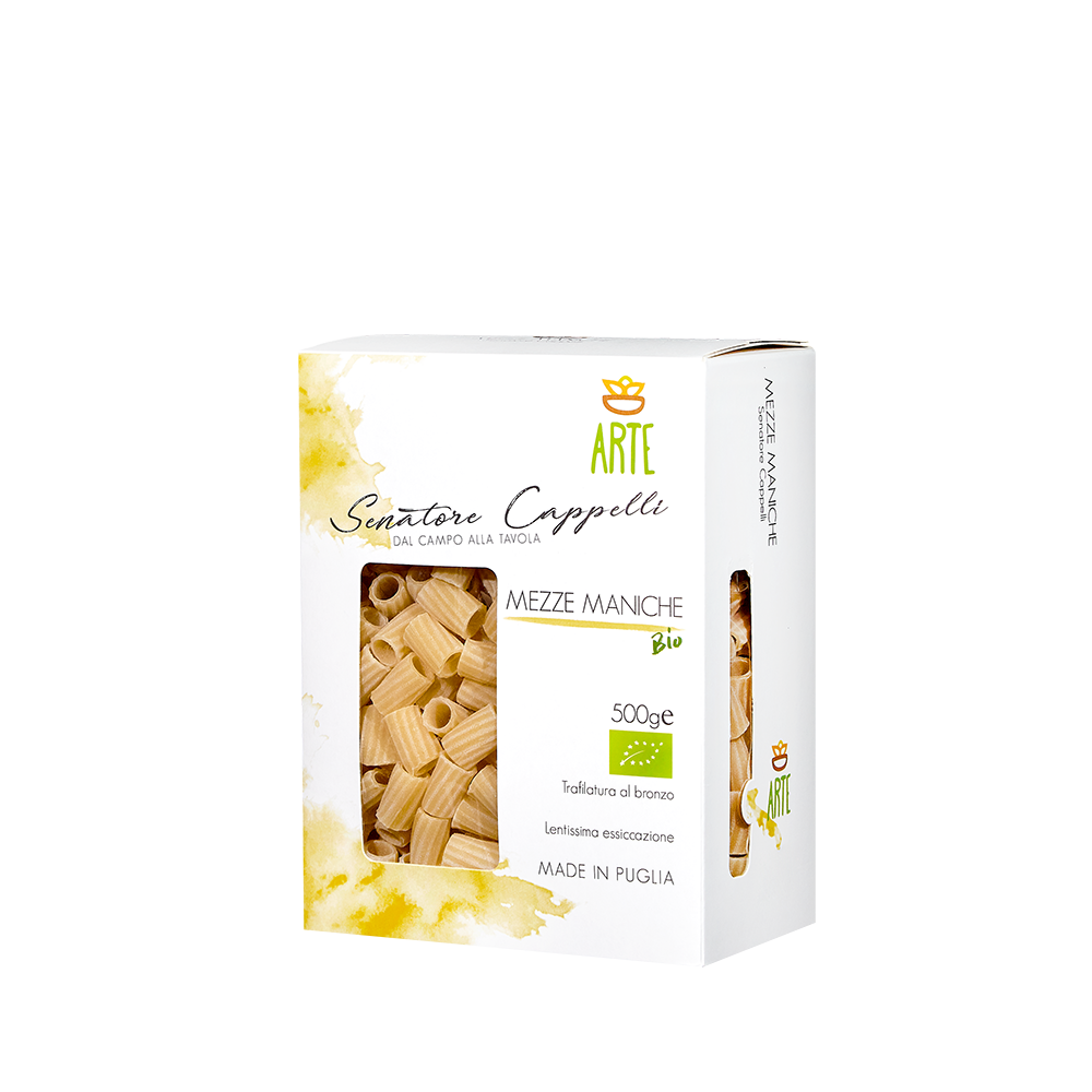 Mezze maniche – Pasta Senatore Cappelli – Arte Agricola Mezze maniche - Pasta Senatore Cappelli - Arte Agricola