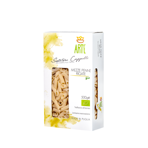 Mezze penne rigate - Pasta Senatore Cappelli - Arte Agricola