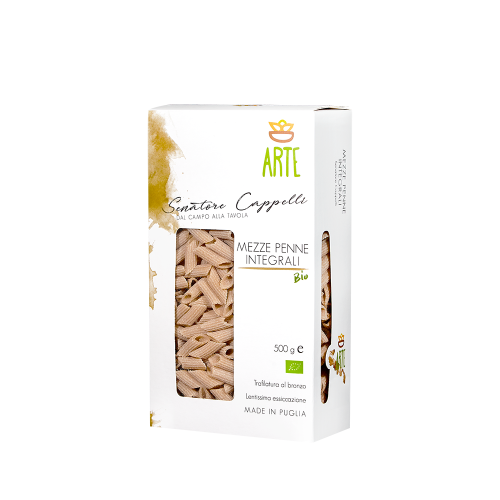 Mezze penne integrali - Pasta Senatore Cappelli - Arte Agricola