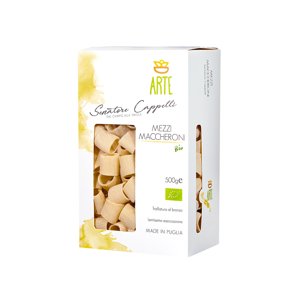 Mezzi maccheroni – Pasta Senatore Cappelli – Arte Agricola Mezzi maccheroni - Pasta Senatore Cappelli - Arte Agricola