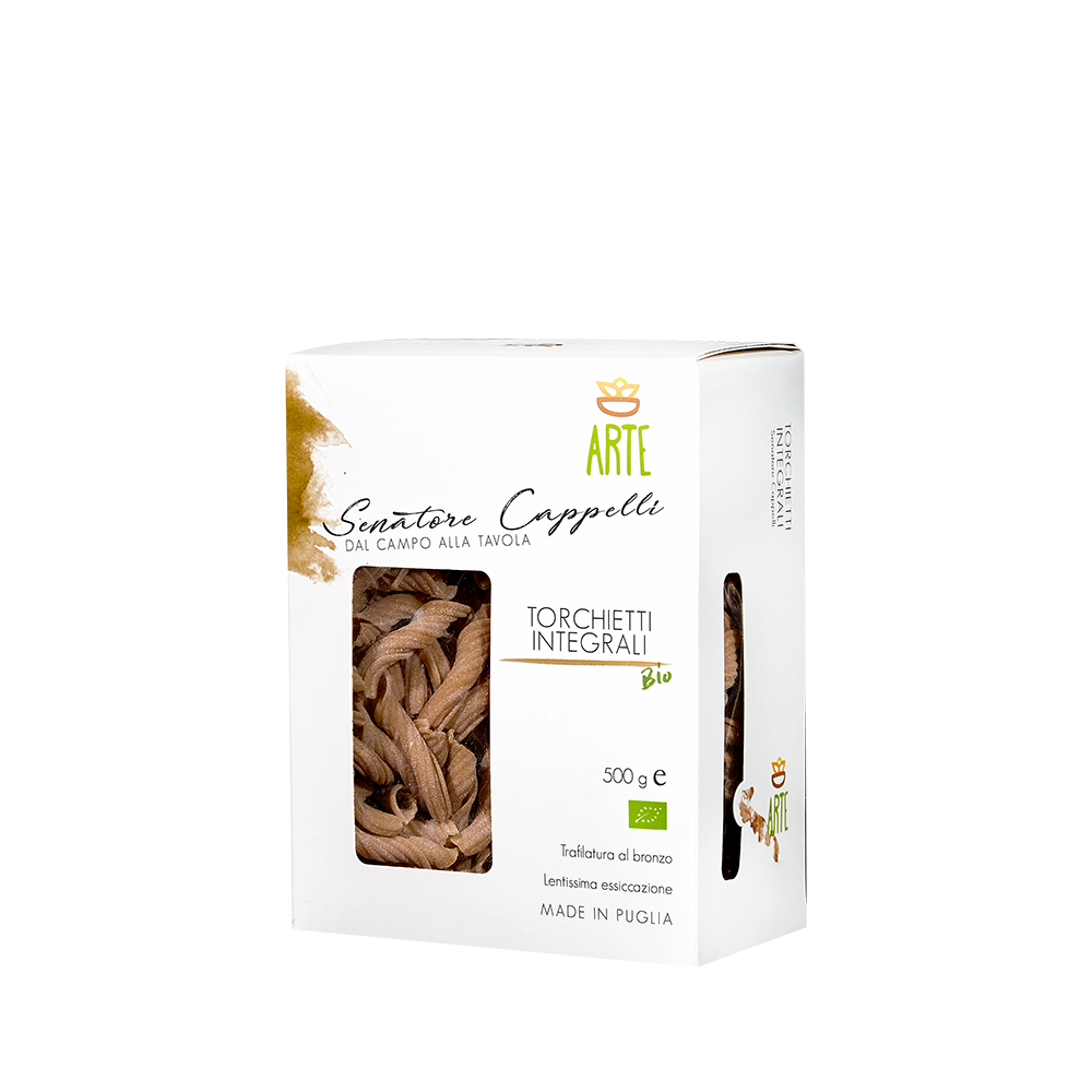 Torchietti integrali – Pasta Senatore Cappelli – Arte Agricola Torchietti integrali - Pasta Senatore Cappelli - Arte Agricola