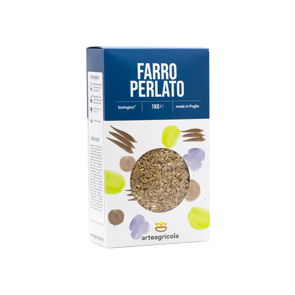 FARRO PERLATO 2 Prodotto biologico di farro - Arteagricola pasta bio artigianale