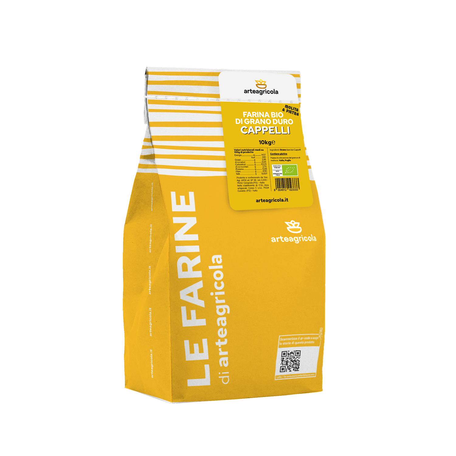 Farina cappelli 10kg La semola ideale per i lievitati.
Ideata per fornire i profumi del grano duro Cappelli e le sue qualità nutrizionali anche ai prodotti da lievitazione.
Ideale per: paste fatte in casa, panzerotti, focacce ma anche pani e dolci della tradizione.
1kg