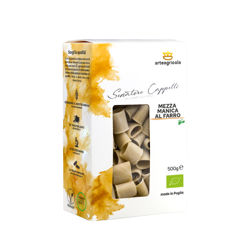 Maccheroni al farro Senatore Cappelli - Arteagricola pasta bio artigianale