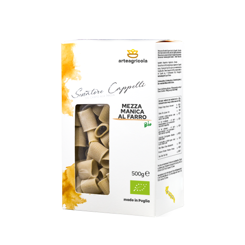 Maccheroni al farro Senatore Cappelli - Arteagricola pasta bio artigianale