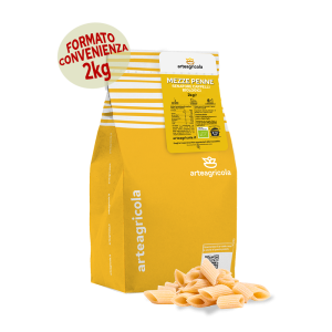 Mezze Penne Senatore Cappelli formato 2kg - Arteagricola pasta bio artigianale