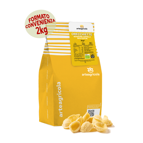 Orecchiette Senatore Cappelli formato 2kg - Arteagricola pasta bio artigianale