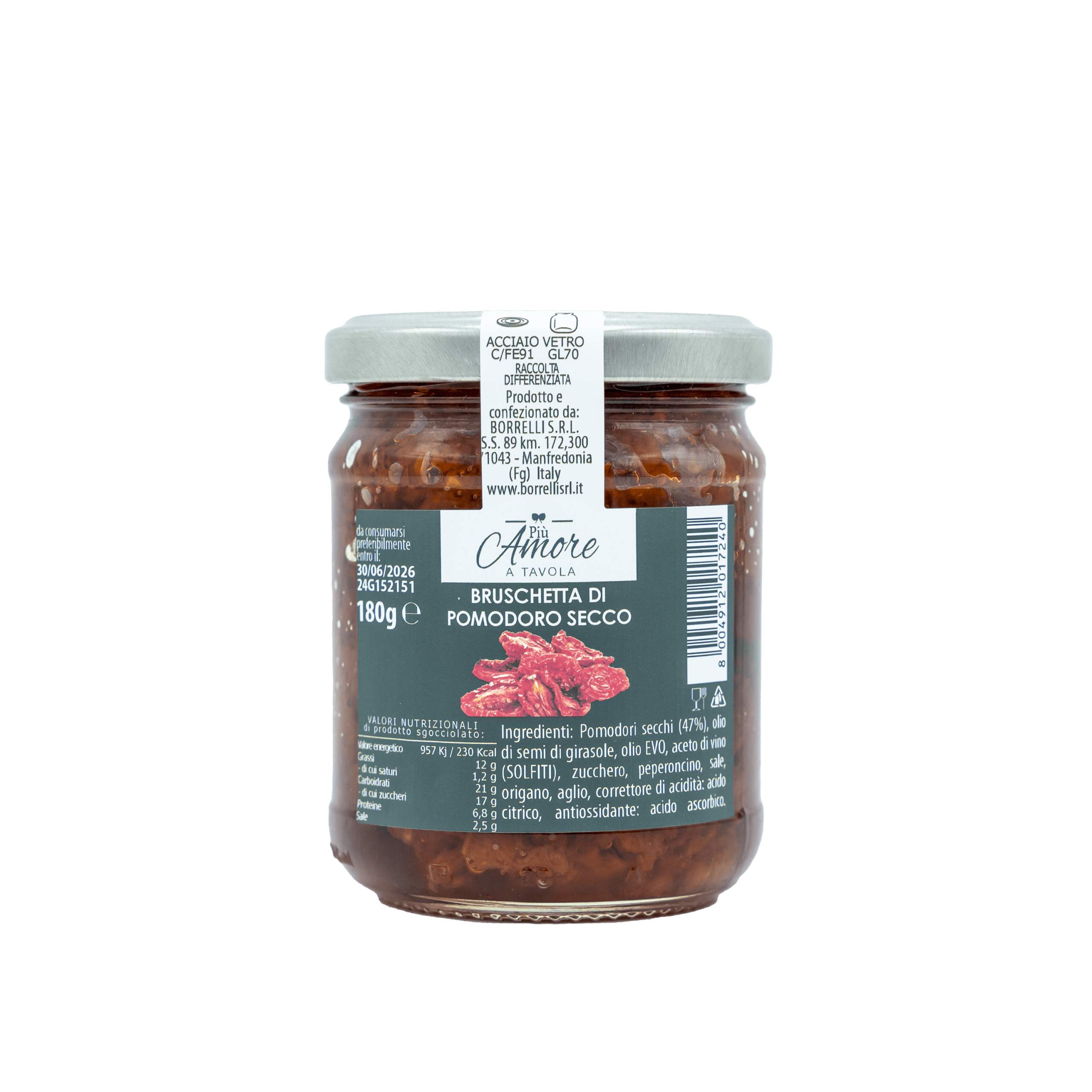 Bruschetta pomodoro ET Bruschetta artigianale etichetta - Arteagricola conserve artigianali