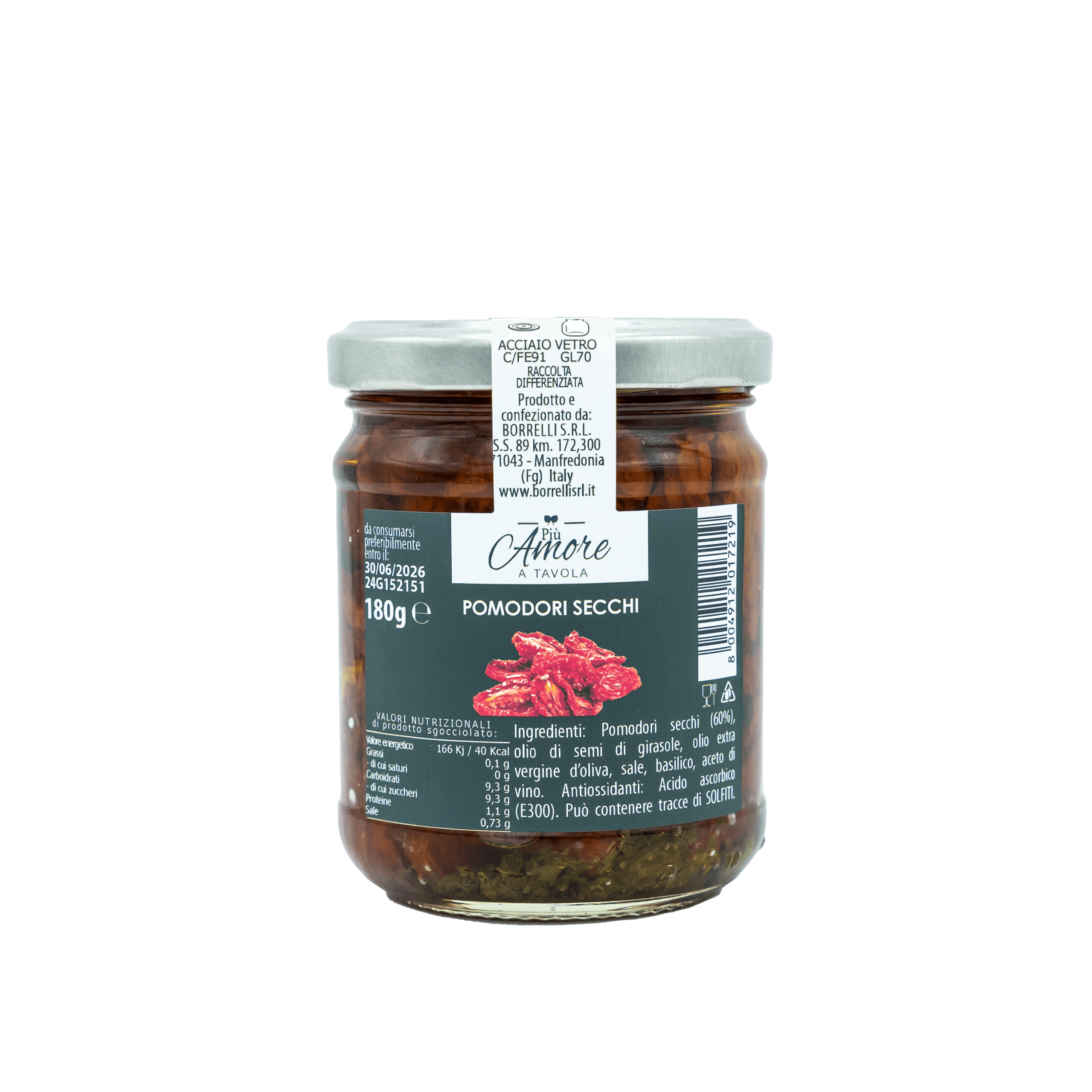 Pomodori ET Pomodori secchi sott olio etichetta - Arteagricola