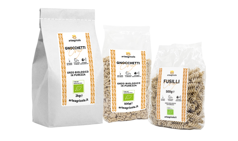 Prodotto biologico di orzo - Arteagricola pasta bio artigianale