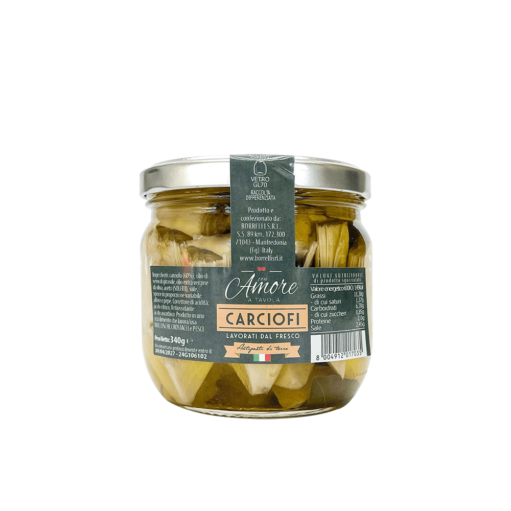 Carciofi a spicchi F Carciofi a spicchi in olio - Arteagricola
