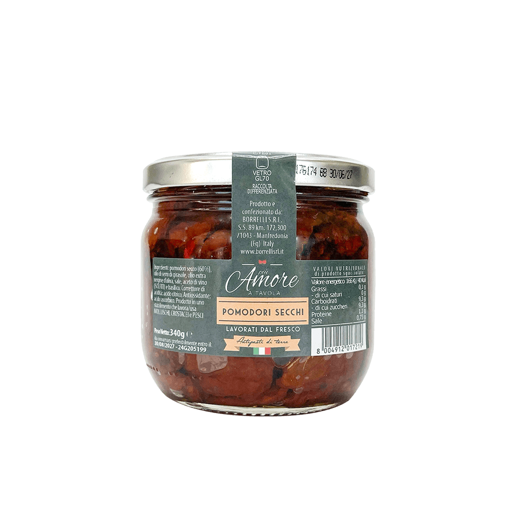 Pomodori secchi sott olio - Arteagricola
