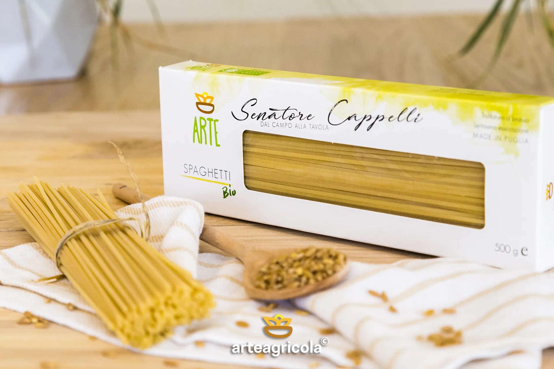 Pasta artigianale Senatore Cappelli arteagricola, essiccazione lenta a bassa temperatura